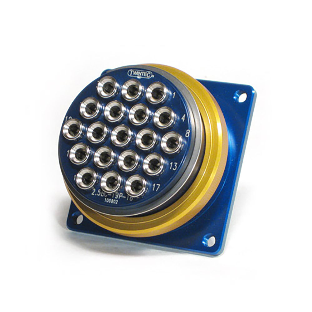 2.5" Series Connector Assembly, 19 Lines 5/32" PTC