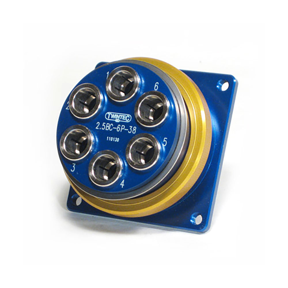 2.5" Series Connector Assembly, 6 Lines 10mm PTC