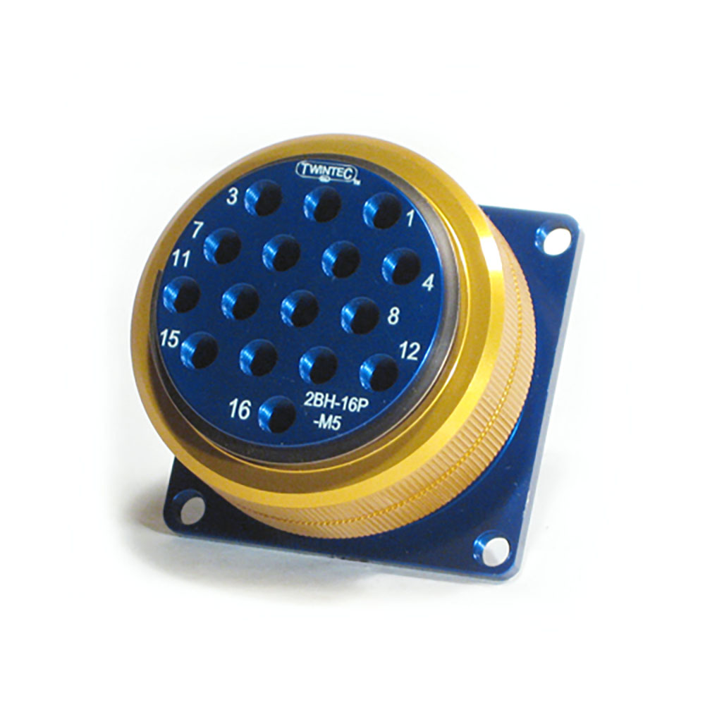 2" Series Connector Assembly, 16 Lines M5 Ports