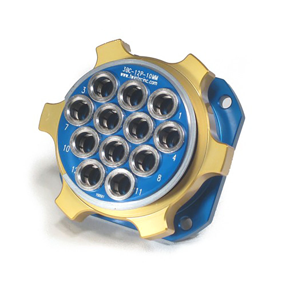 3" Connector Assembly, 12 Lines, 10mm PTC