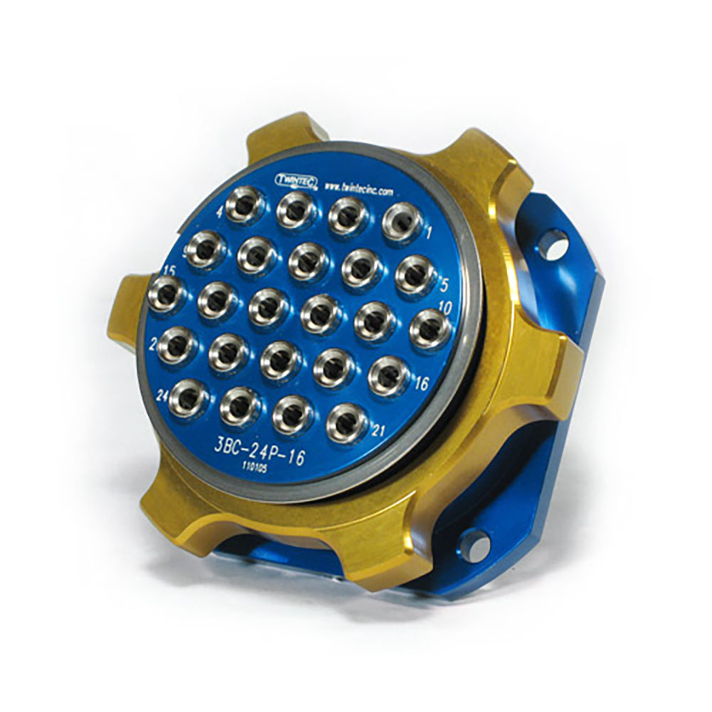 3" Series Connector Assembly, 24 Lines 5/32" PTC Fittings