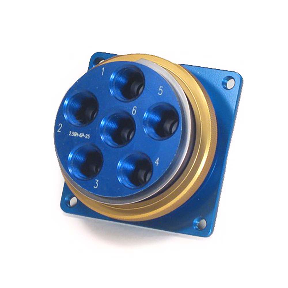 2.5" Series Socket Only, 6 Lines 1/4" NPT (2.5BH-6S-25)