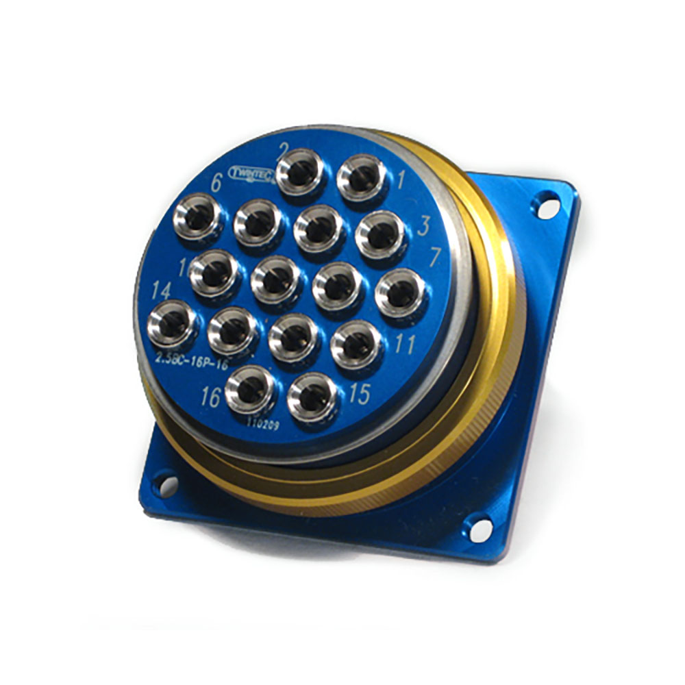 2.5" Series Connector Assembly, 16 Lines 5/32" PTC (2.5BC-16-16)