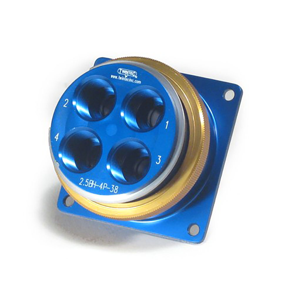 2.5" Series Socket Only, 4 Lines 3/8" NPT (2.5BH-4S-38)