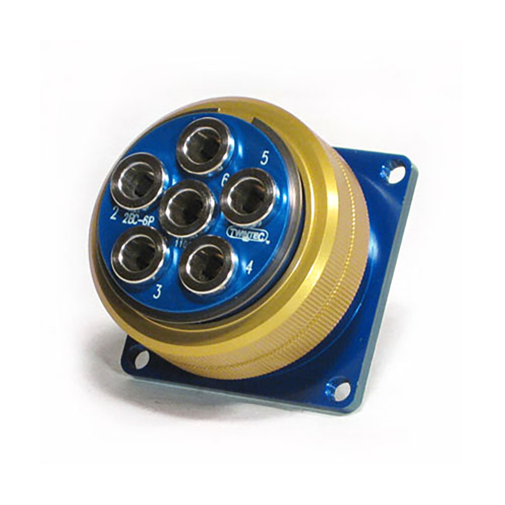 2" Series Plug Only, 6 Lines 1/8" PTC (2BC-6P-12)