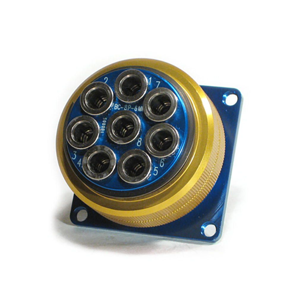 2" Series Connector Socket Only, 8 Lines 6mm PTC (2BC-8S-6MM)