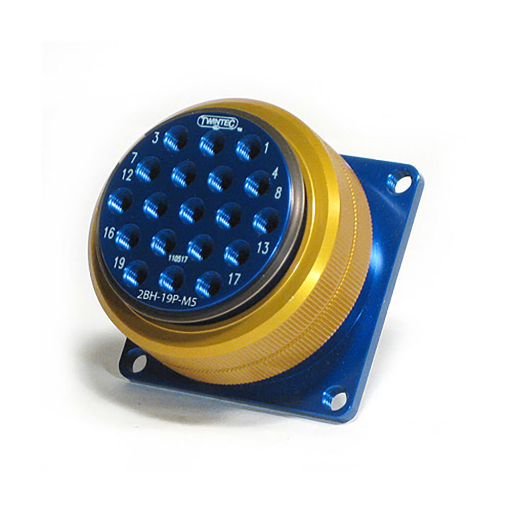 2" Series Socket Only, 19 Lines M5 Ports (2BH-19S-M5)