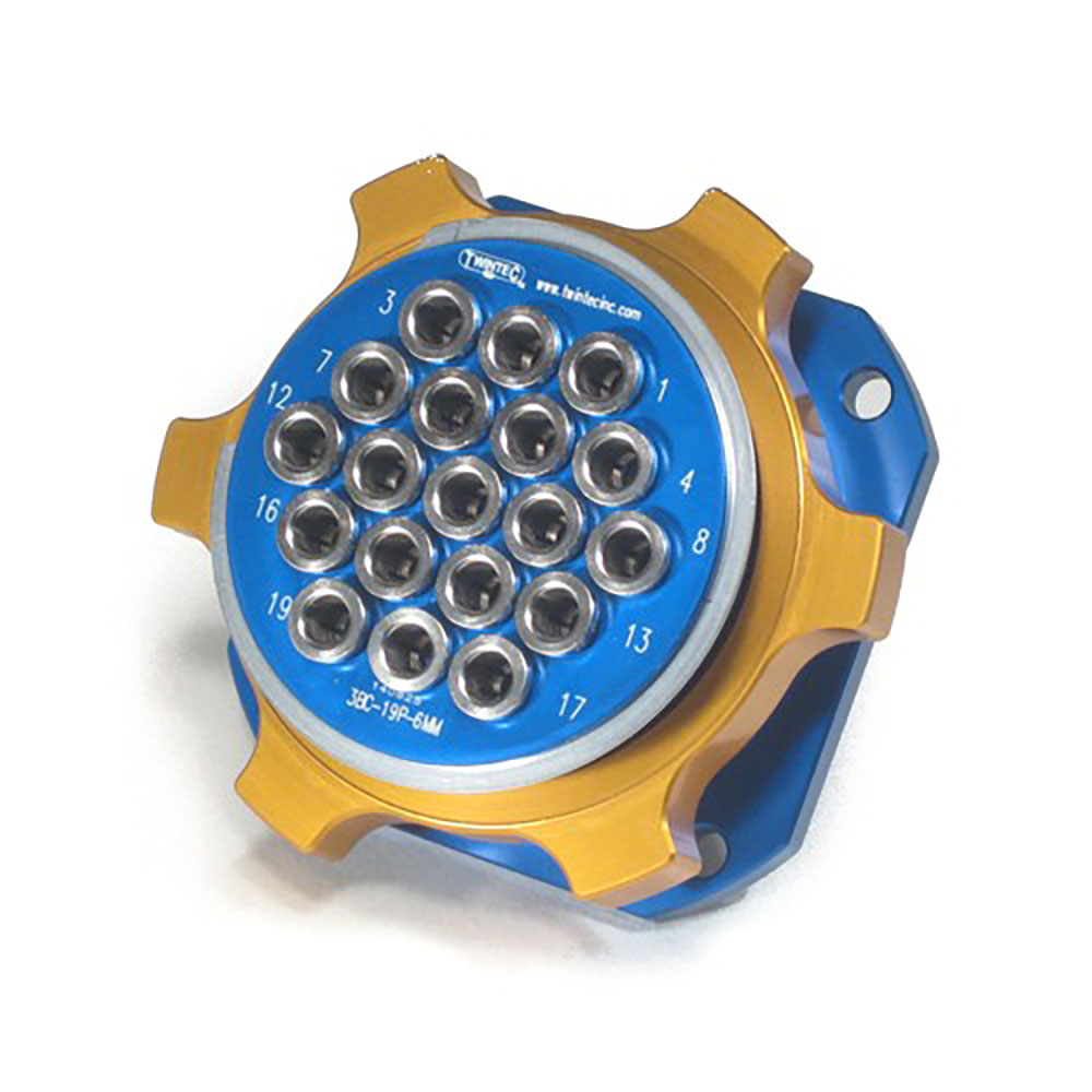 3" Series Socket Only, 19 Lines 6mm PTC (3BC-19S-6MM)