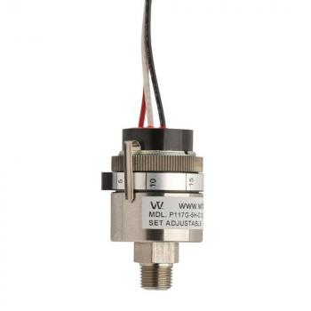 P117V Stainless Steel Vacuum Switch (P117V-3H-C52TS-DIS)