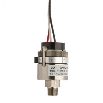 P117V Stainless Steel Vacuum Switch (P117V-3H-C12TB-DIS)